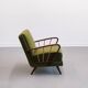 Vintage Lounger Chair in Grass Green, 1950s