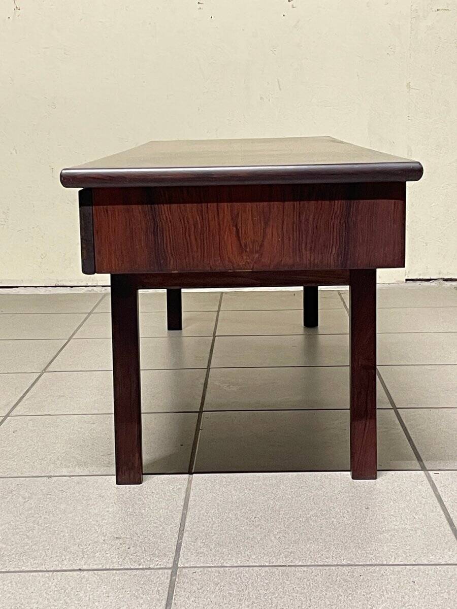 Table with three integrated drawers, 1960s.