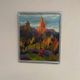 Original Swedish Oil on Canvas – “Orust” by Gösta Arontzon – Signed – Dated 1971 – Vintage & Framed – 58 × 49 cm