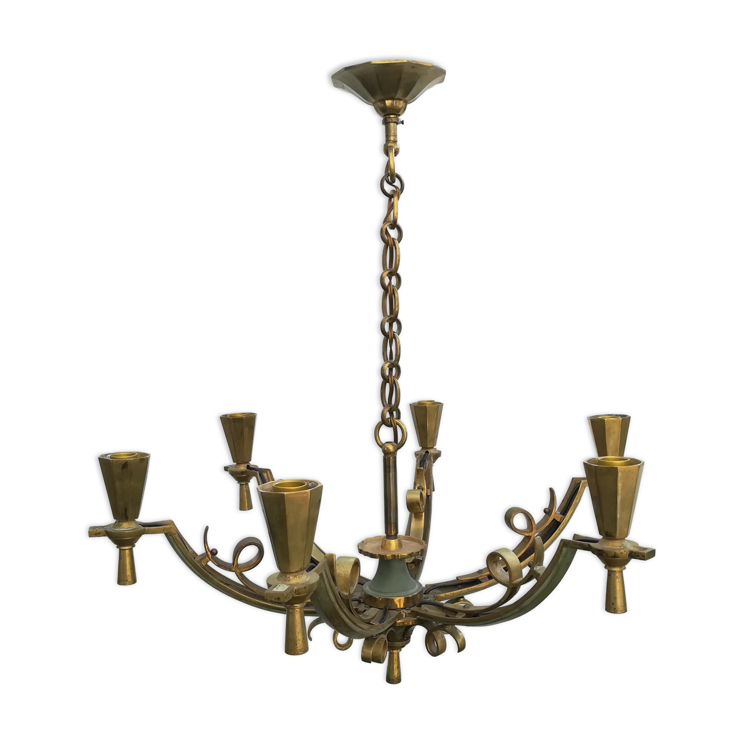 Bronze chandelier