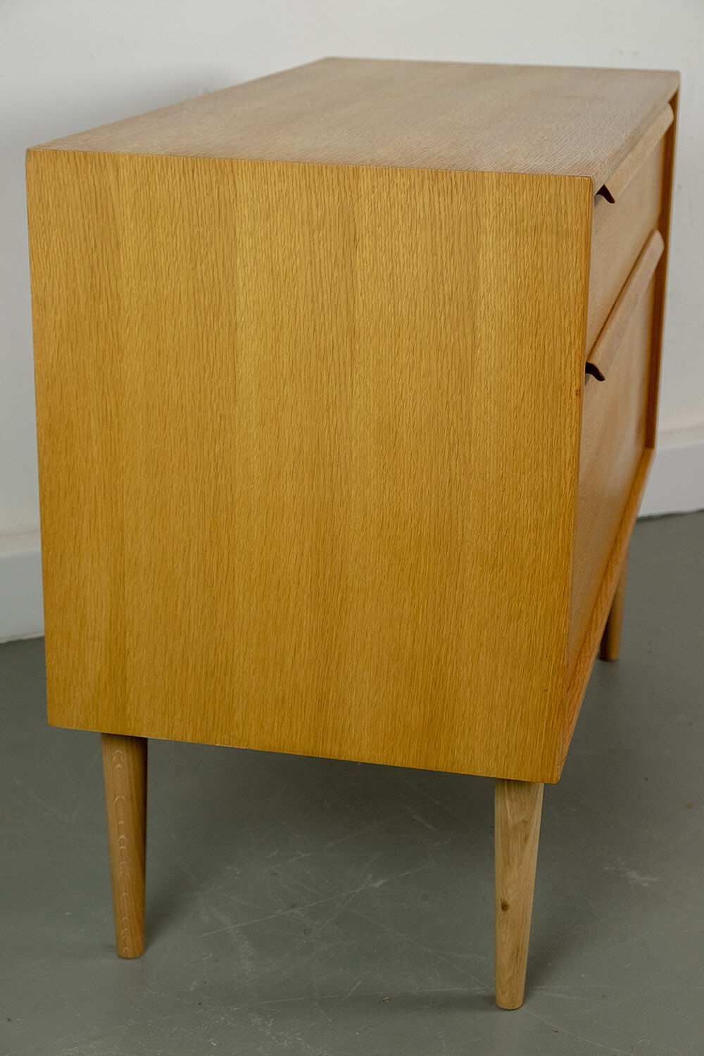 Chest of drawers in light oak by WK Möbel, 1970s