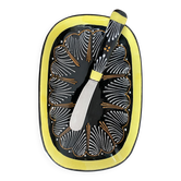 Butter dish and its knife HB Quimper, 1960s