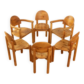 Chaises de salle à manger des années 1970, Rainer Daumiller