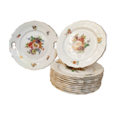Dessert service in earthenware by Moulin de Loups