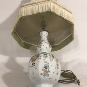 Old lamp vase painted ceramics  Quimper