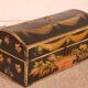 Norman wedding chest in painted wood - 19th century