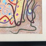 Rudolf MÖLLER, 1881-1967. Composition, 1918. Gouache and watercolour.