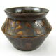Sandstone vase with brown glaze, Charles Greber