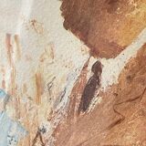 Illustration on vintage paper