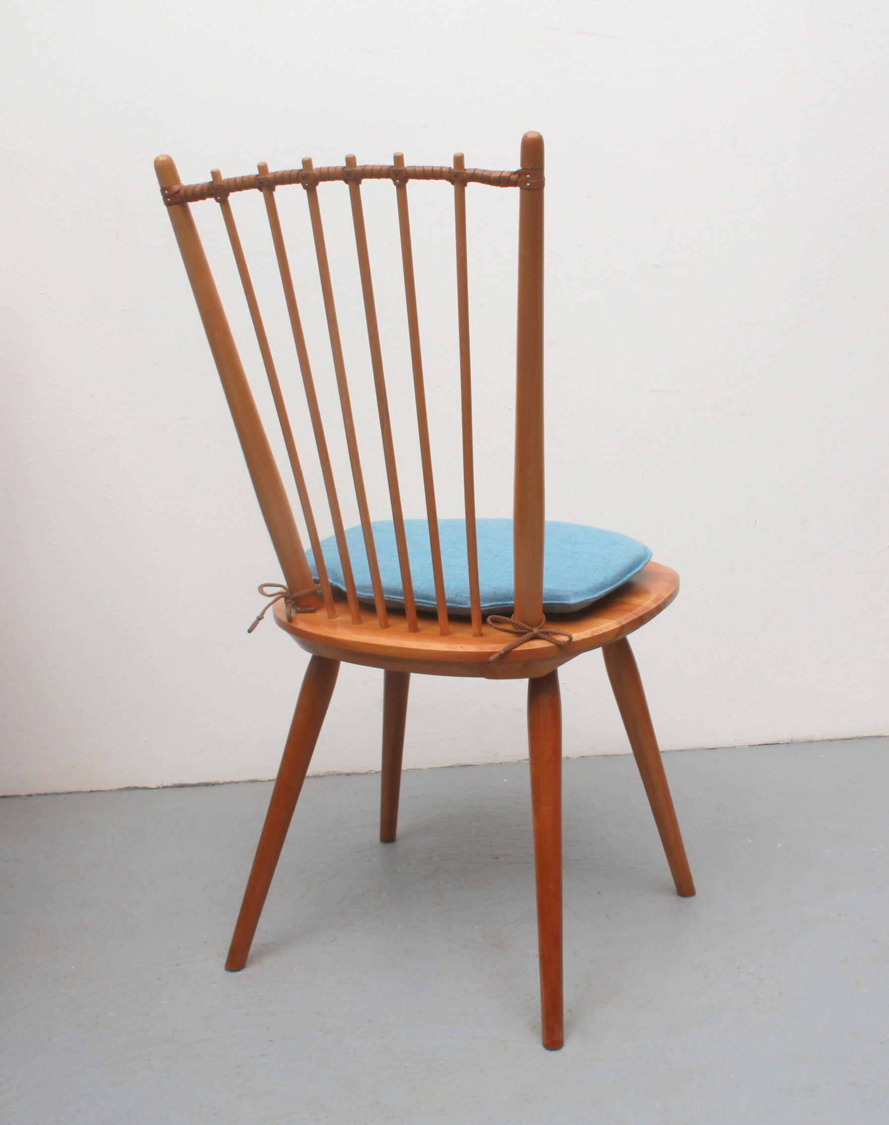 1950s chair in cherrywood, Albert Haberer