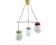 Mid-century design sixties vintage hanging light