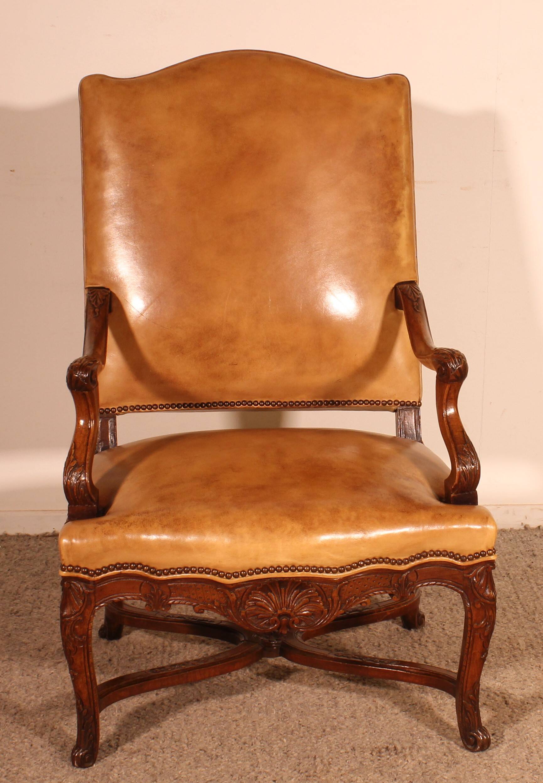 Regency Period Walnut Armchair - 18th Century
