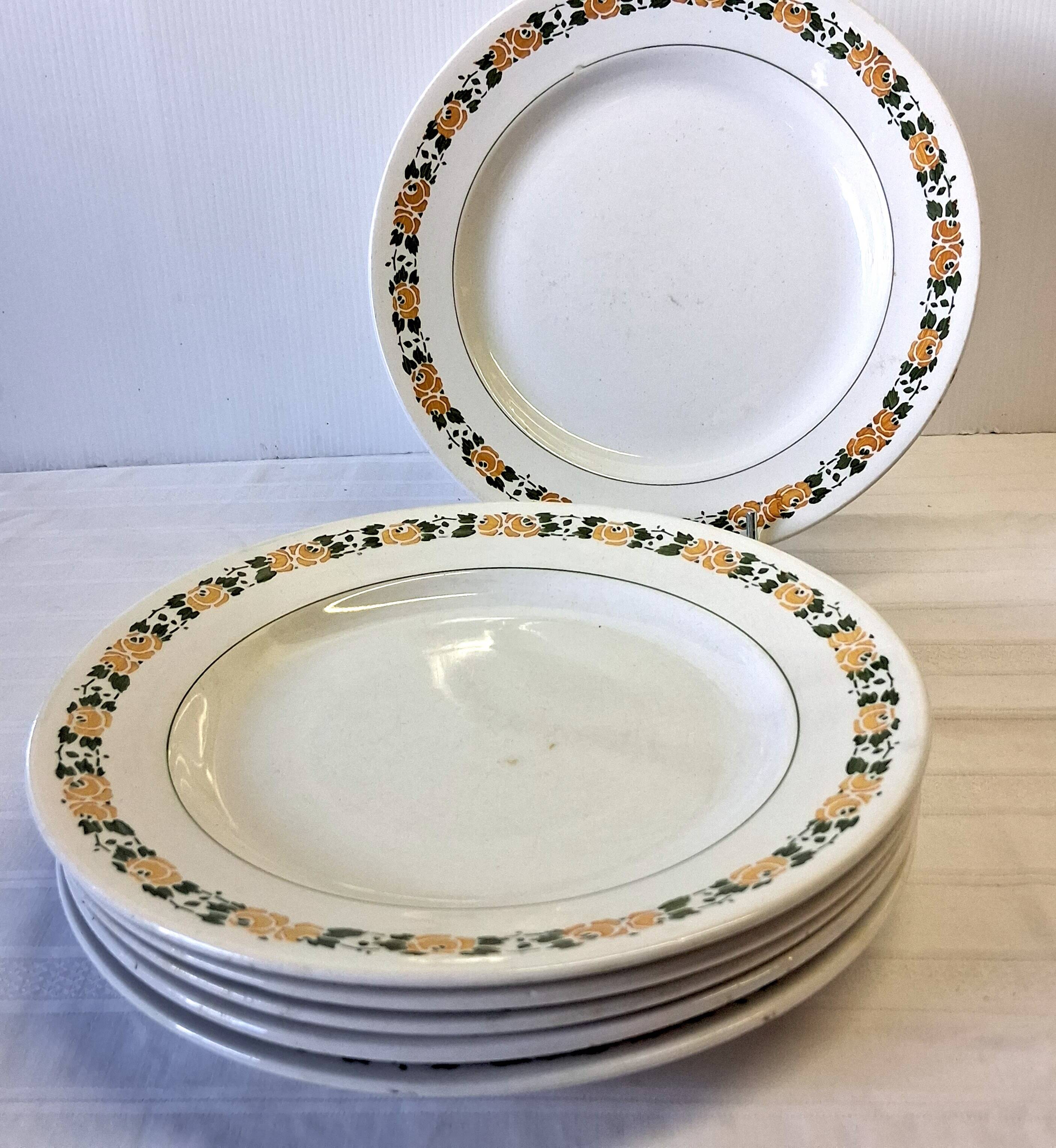 6 Villeroy & Boch dinner plates in good condition