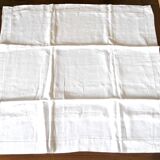 Vintage pillowcase in openwork white cotton 75x75