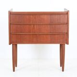 Filigree mid-century teak chest of drawers / Danish modern design / 1960s