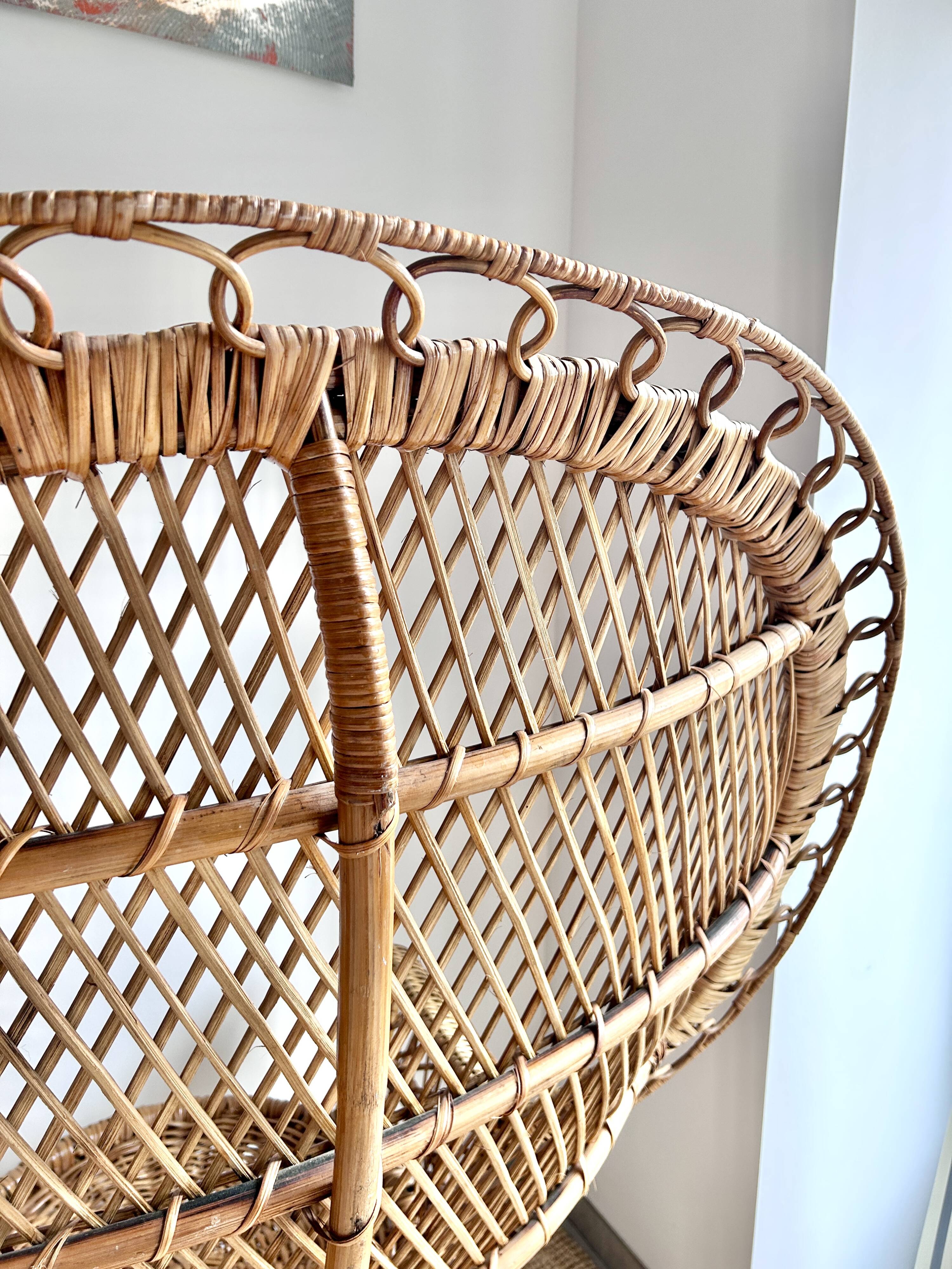 Emmanuelle rattan armchair