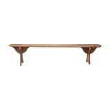 Old wood farmhouse bench, old bench, table bench, interior decoration, farmhouse, countryside