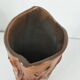 Stoneware vase signed LM, organic style, 70s/90s