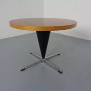 Early Cone Table by Verner Panton for Plus-Linje, 1950s