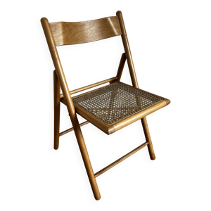 Chaise pliante cannage