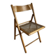 Rattan folding chair