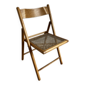 Rattan folding chair