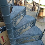 Cast iron spiral staircase
