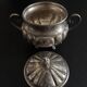 Antique silver sugar bowl