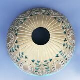 Opaline with its vintage chissed brass trim