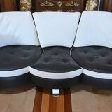 Canapé 3 places par Mario Spinelli, signé Formenti, Italie – 1980