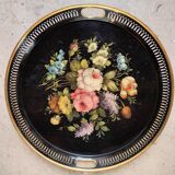Large "Napoleon III" hand-painted platter
