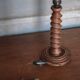 Turned wood lamp base, wooden lamp, table lamp, bedside lamp, lamp