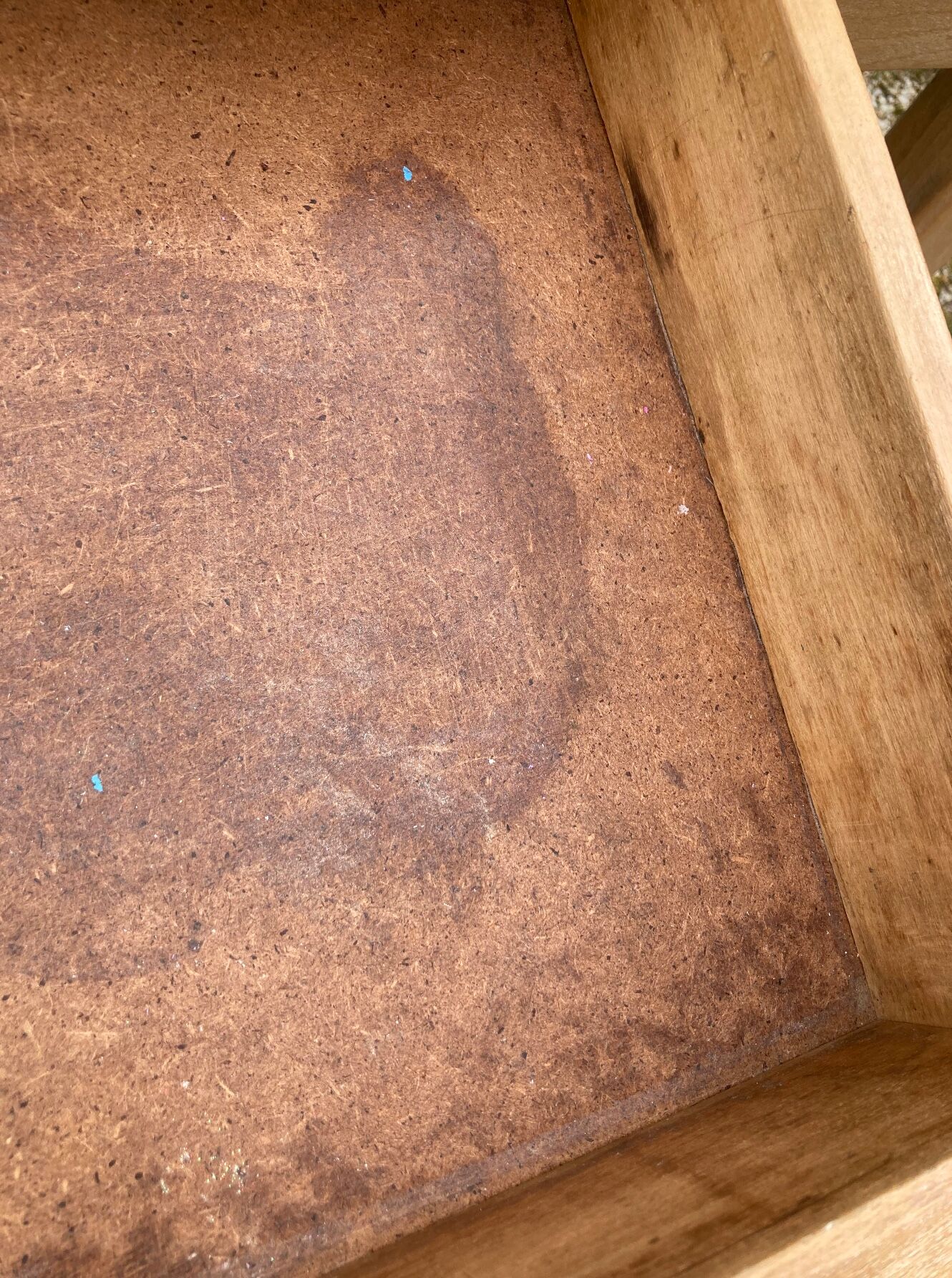 Antique solid wood desk