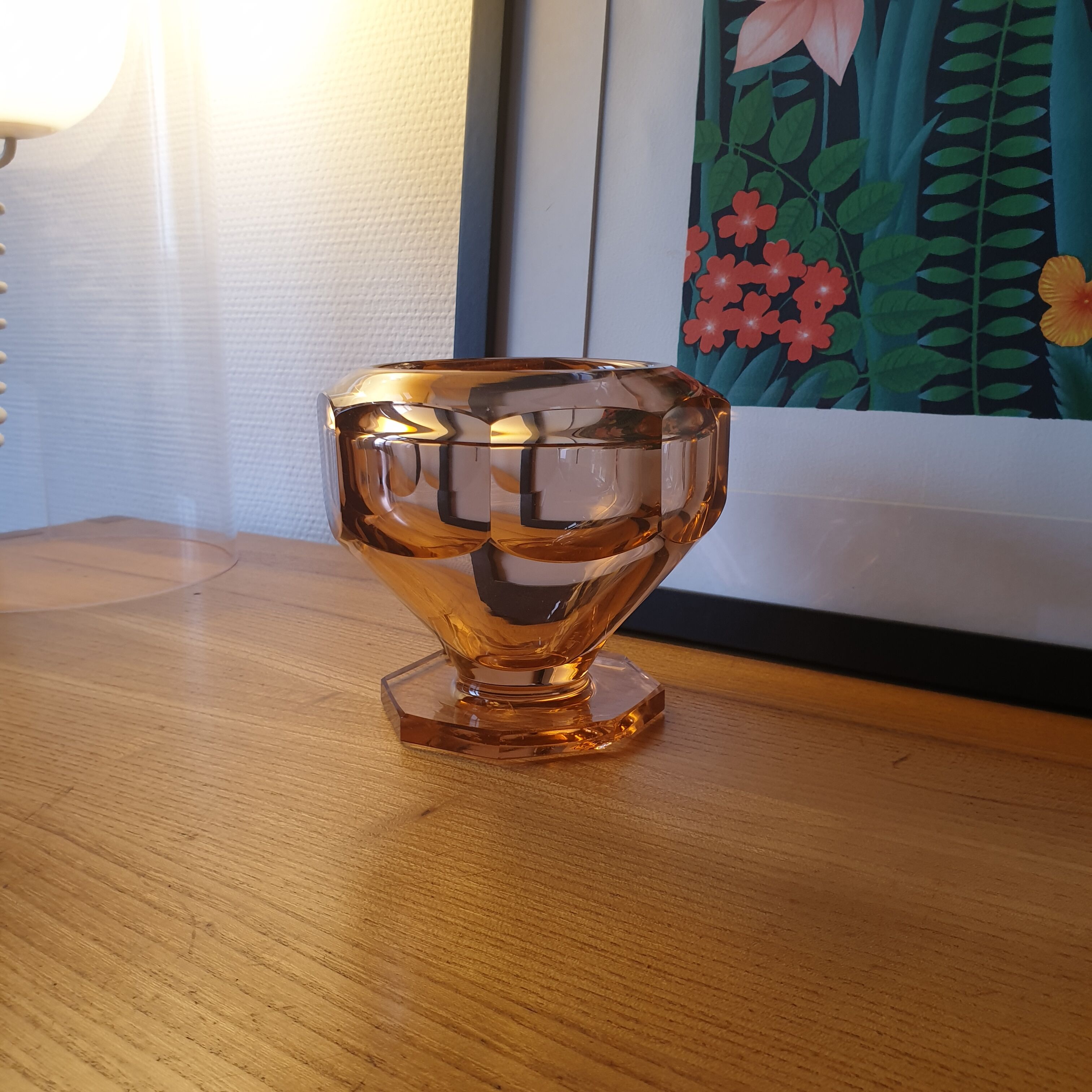 Coupe en verre Muller Fres Lunéville