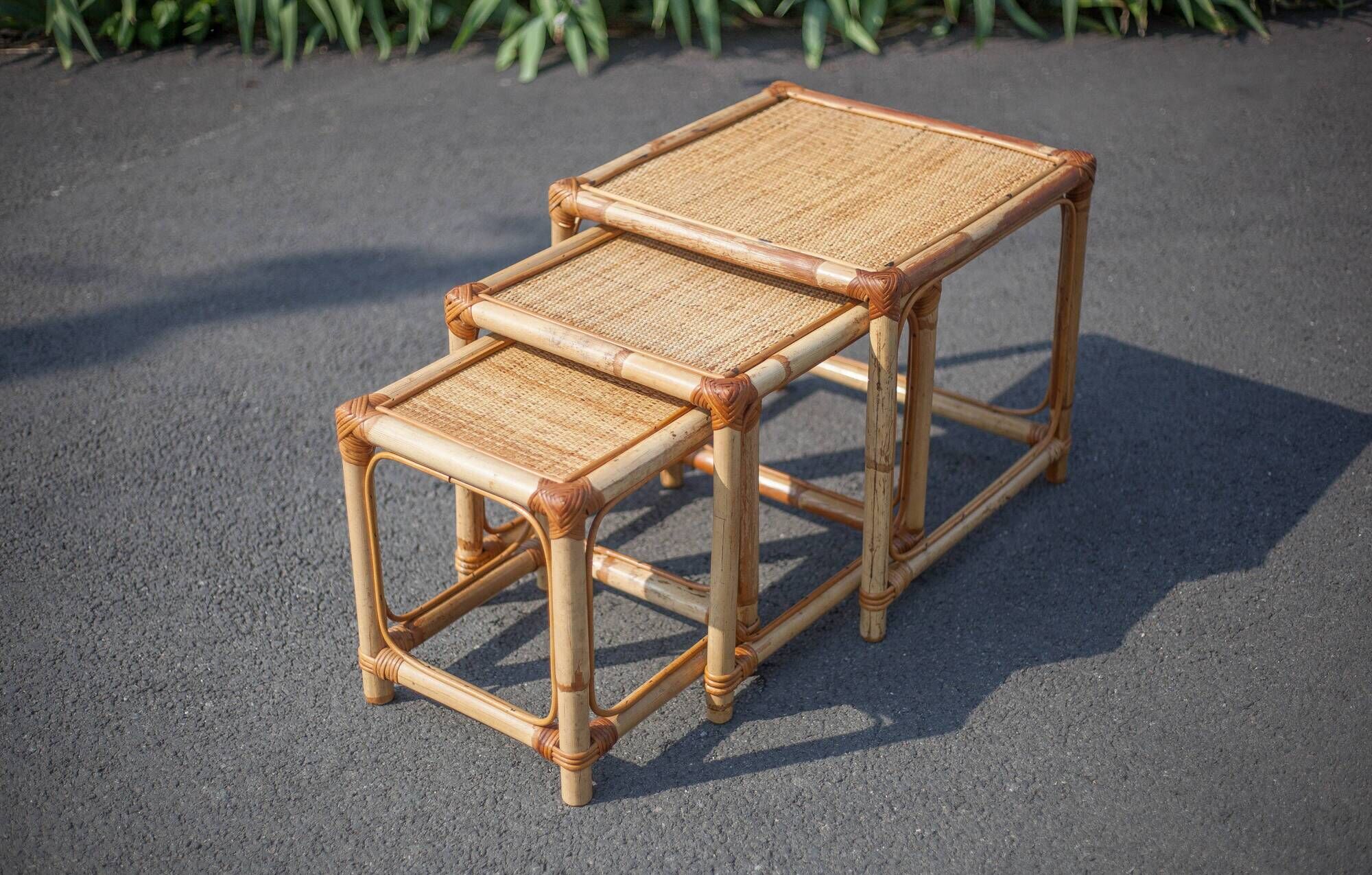 Rattan coffee tables