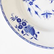 Dessert plate Boch Frères model Grand Bouquet