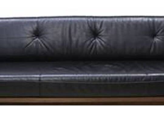 4-seater leather sofa bed