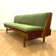 Mid-century retro vintage Czech seating & Hikor folding daybed, 1960s