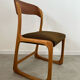 Set of 6 wooden chairs sled baumann vintage / year 60