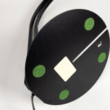 Lampe Herda Holland - Design néerlandais - modèle B1412 - halogeen - zwart - 80's