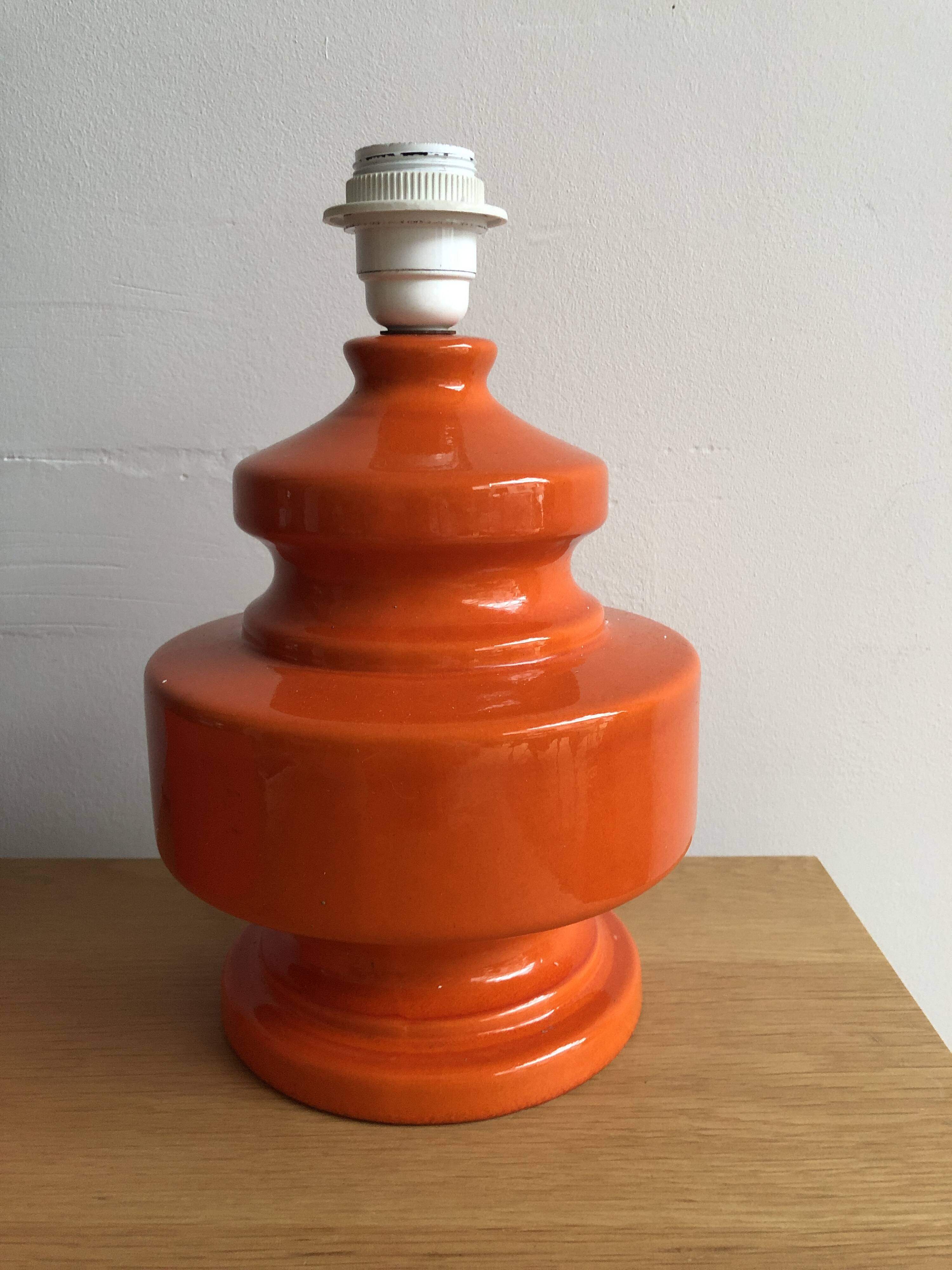 Vintage ceramic lamp base
