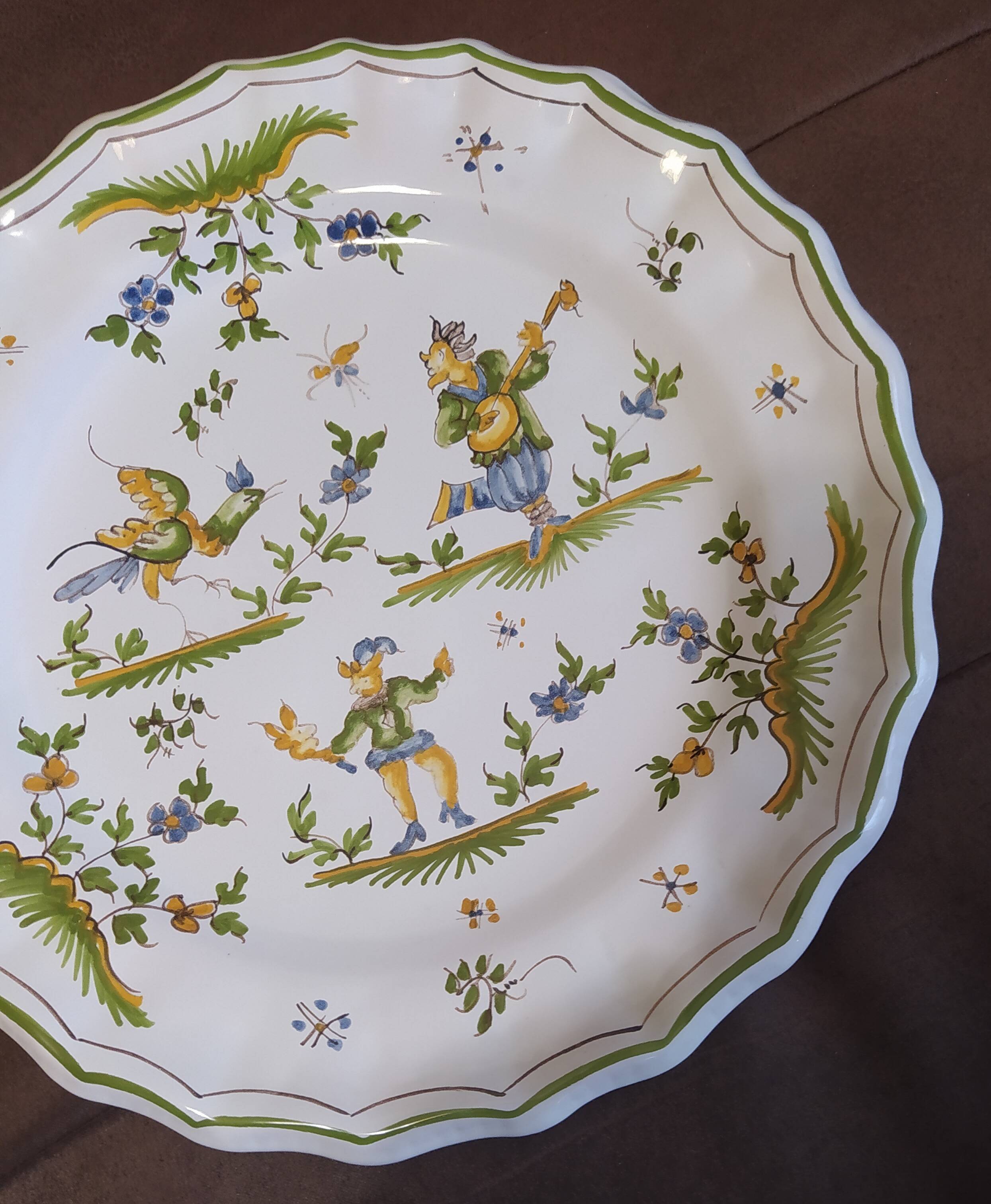 Assiette décorative Moutier