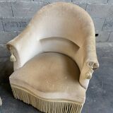 Pair of toad armchair