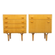 1960s Frantisek Mezulanik Pair of Chest of Drawers, Czechoslovakia