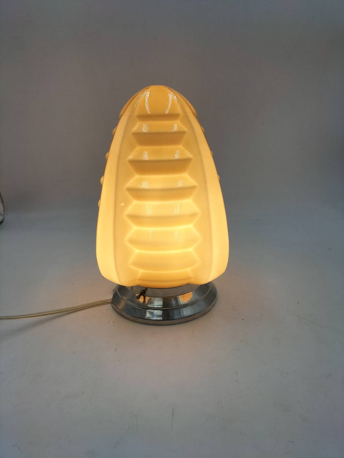 Art Deco glass table lamp