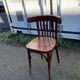 Chaise bistrot bordeaux