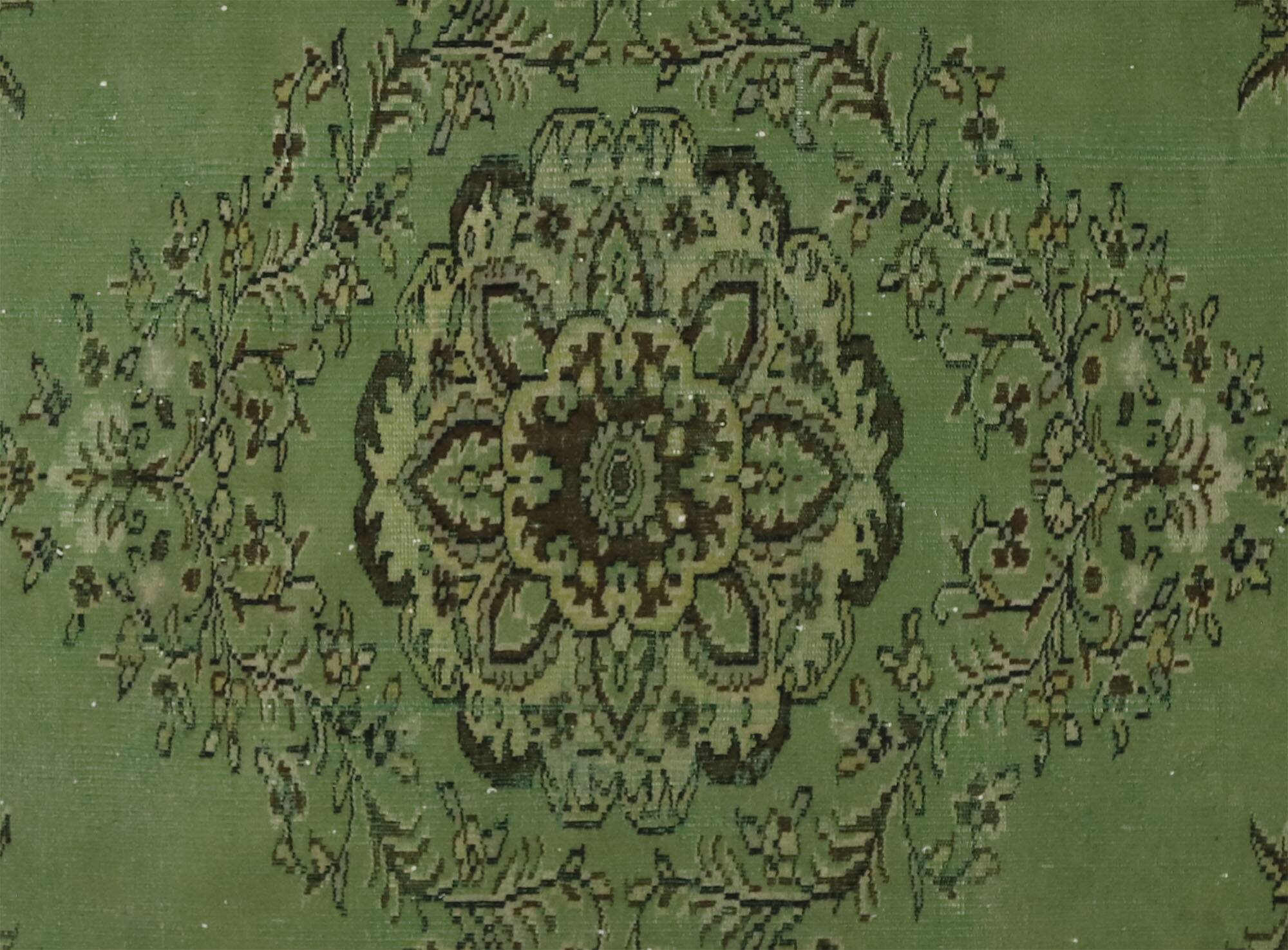 Turkish Anatolian Handmade Vintage Area Rug 290 cm x 192 cm