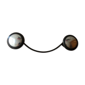 Porte manteau métal à deux patères