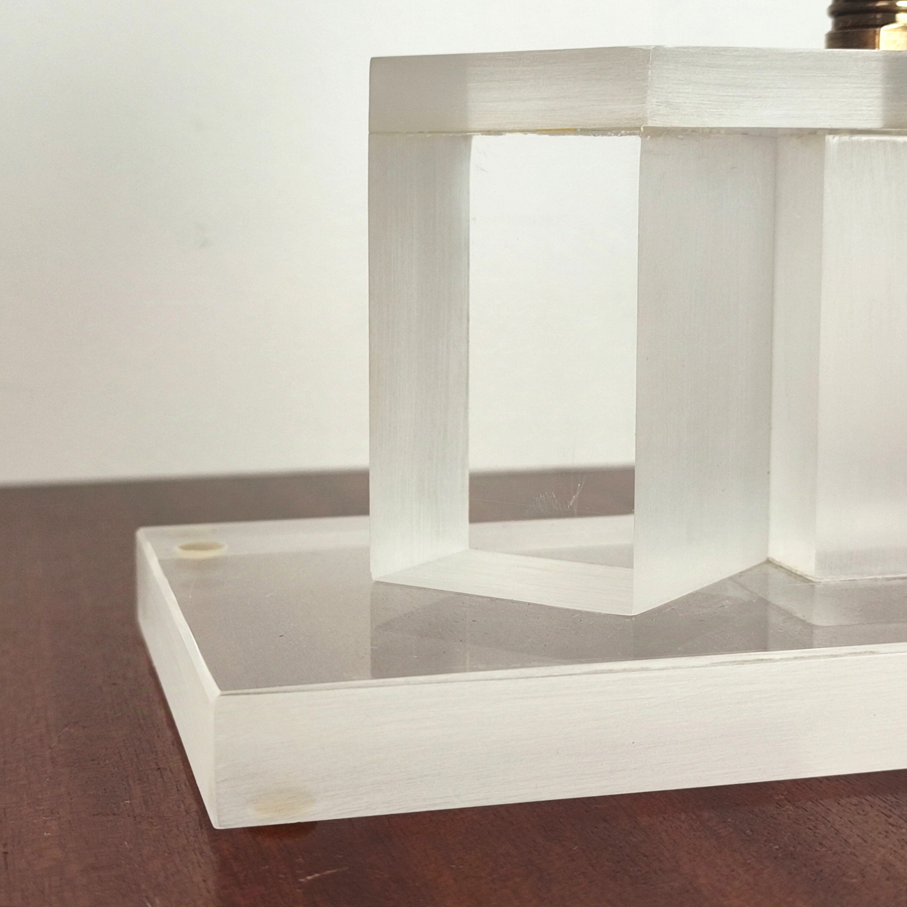 Italian lamp in plexiglass