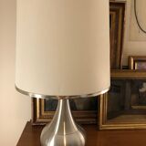 Brushed aluminum lamp 1970